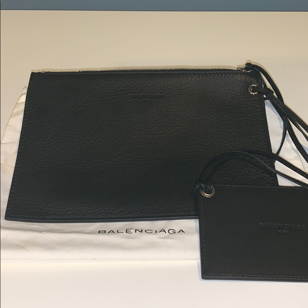 Balenciaga black pouch from “Everyday Tote”